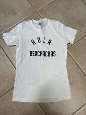 Roxy Hola Beachachas White Graphic Tee